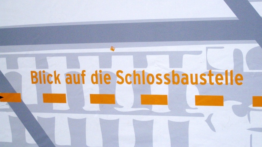 Blick auf die Baustelle Blick auf die Baustelle